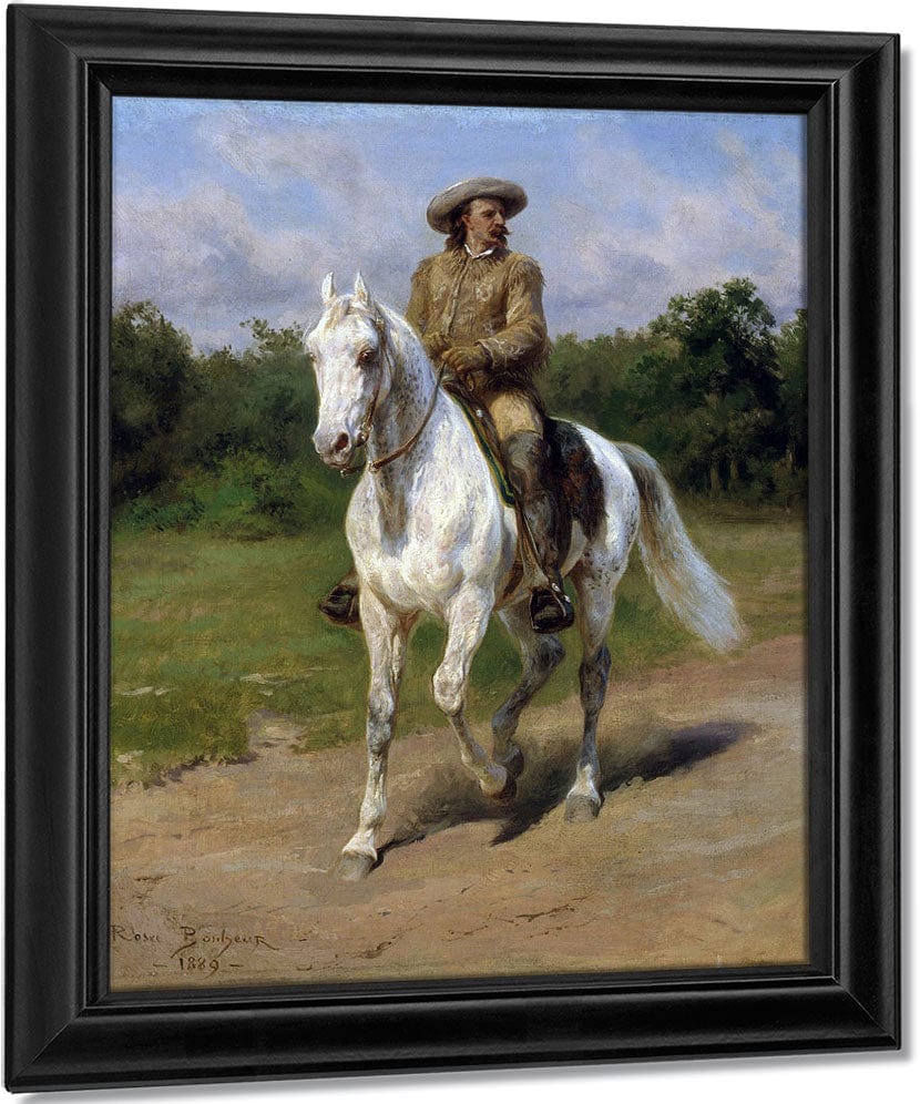 Col. William F. (Buffalo Bill) Cody By Rosa Bonheur Fine Art Print