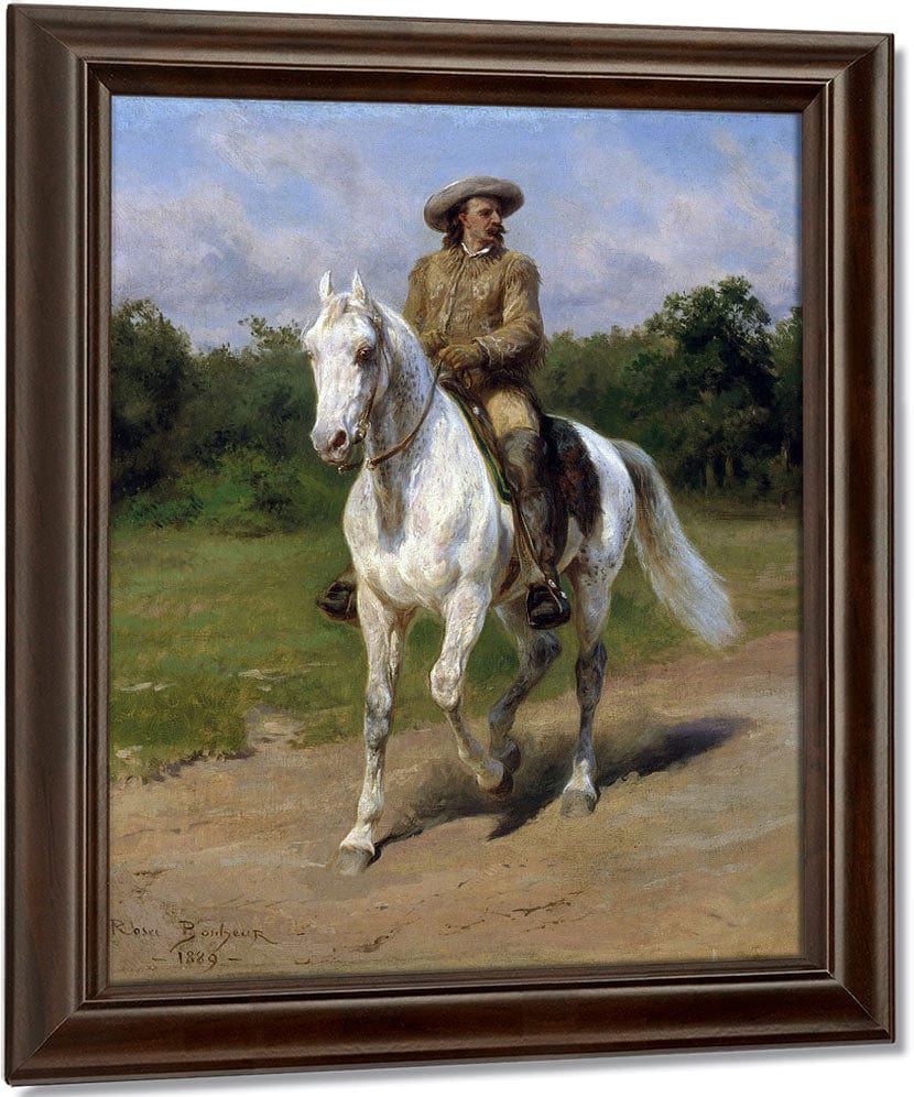 Col. William F. (Buffalo Bill) Cody By Rosa Bonheur Fine Art Print
