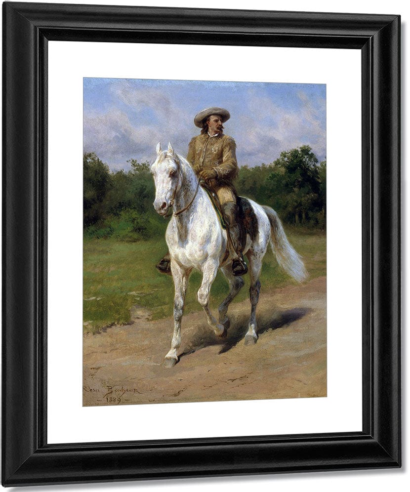 Col. William F. (Buffalo Bill) Cody By Rosa Bonheur Fine Art Print