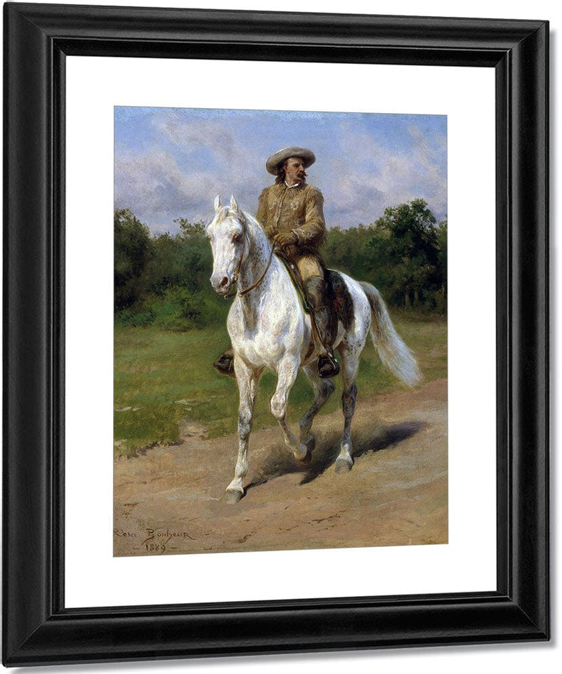 Col. William F. (Buffalo Bill) Cody By Rosa Bonheur Fine Art Print