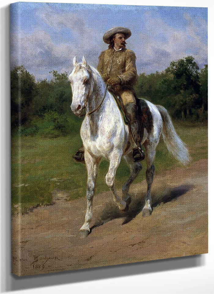 Col. William F. (Buffalo Bill) Cody By Rosa Bonheur Fine Art Print