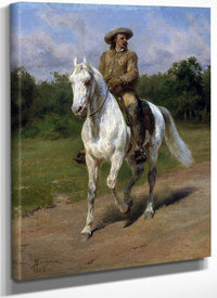 Col. William F. (Buffalo Bill) Cody By Rosa Bonheur Fine Art Print