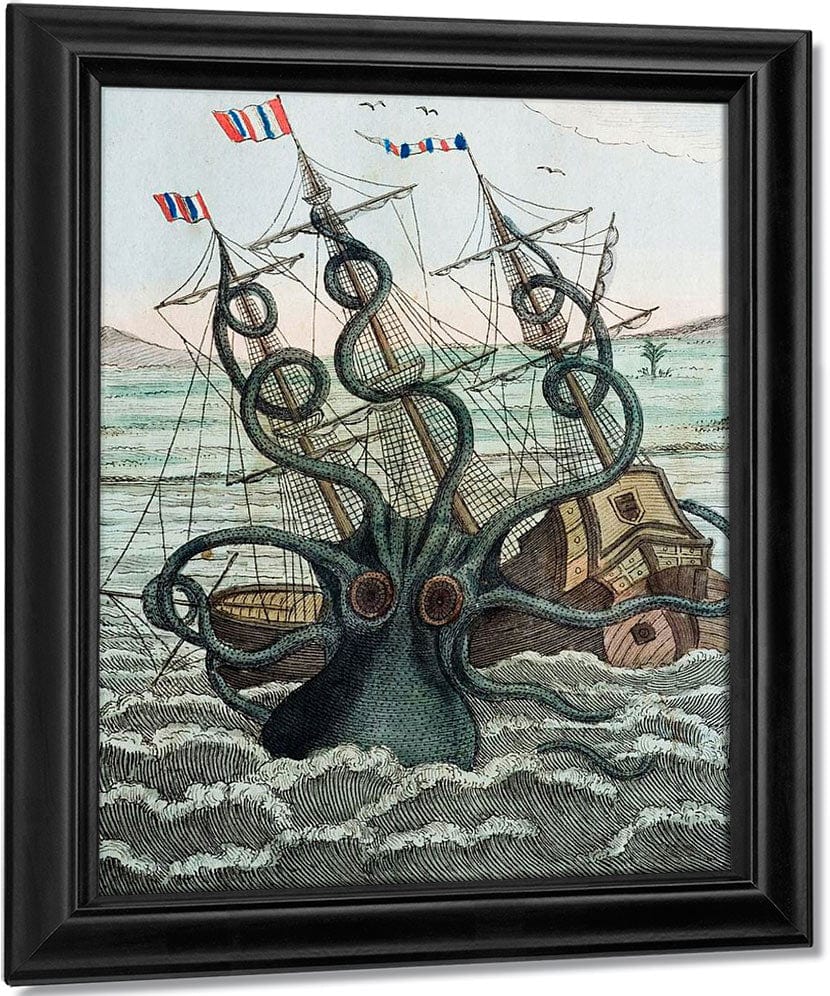 Colassal Octopus By Bilderbuch Fine Art Print