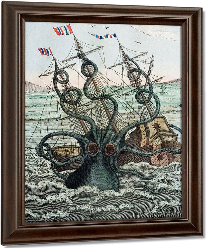 Colassal Octopus By Bilderbuch Fine Art Print