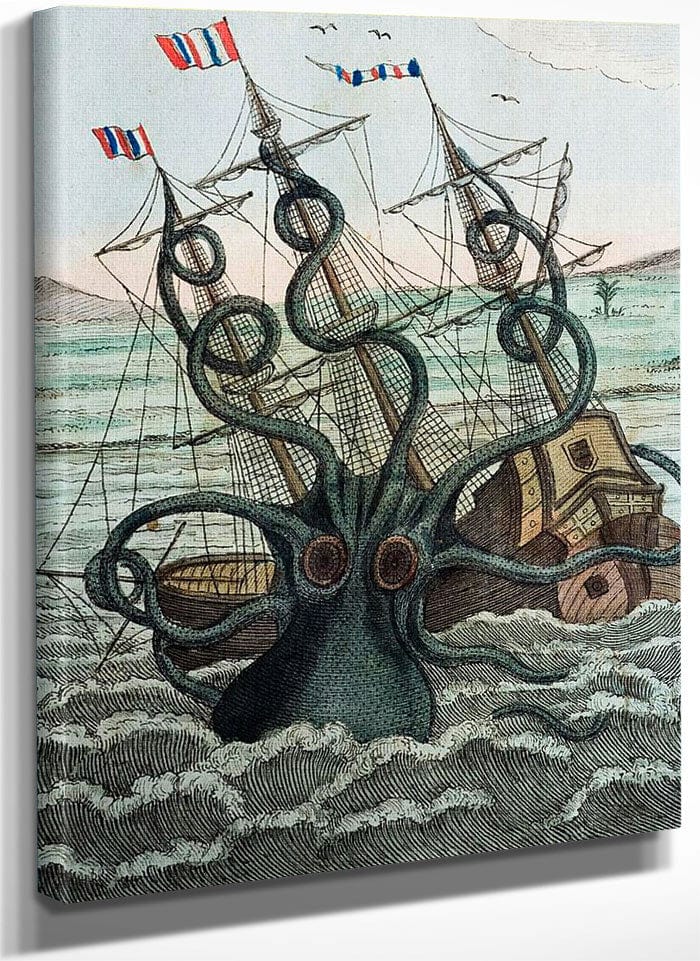 Colassal Octopus By Bilderbuch Fine Art Print