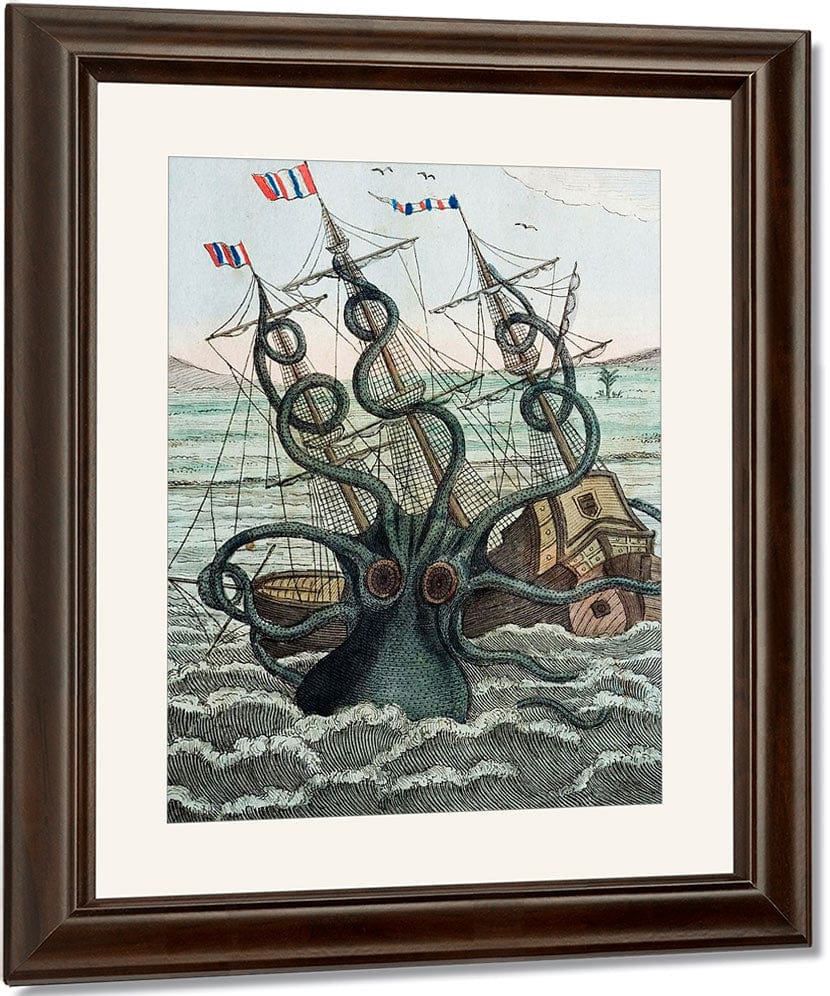 Colassal Octopus By Bilderbuch Fine Art Print