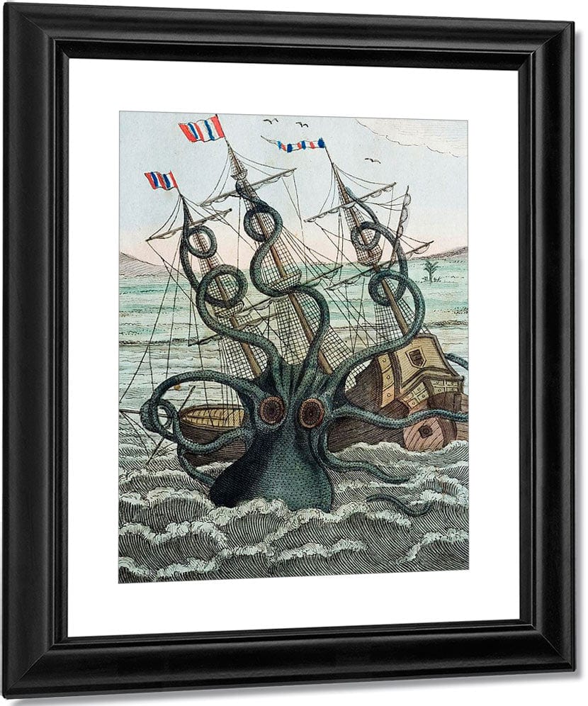 Colassal Octopus By Bilderbuch Fine Art Print