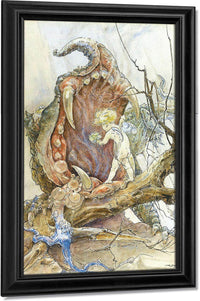 Collection Of Seven Ink And Watercolour Drawings, Comprising By William Henry Walker Fine Art Print