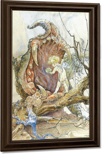 Collection Of Seven Ink And Watercolour Drawings, Comprising By William Henry Walker Fine Art Print