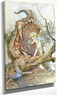 Collection Of Seven Ink And Watercolour Drawings, Comprising By William Henry Walker Fine Art Print