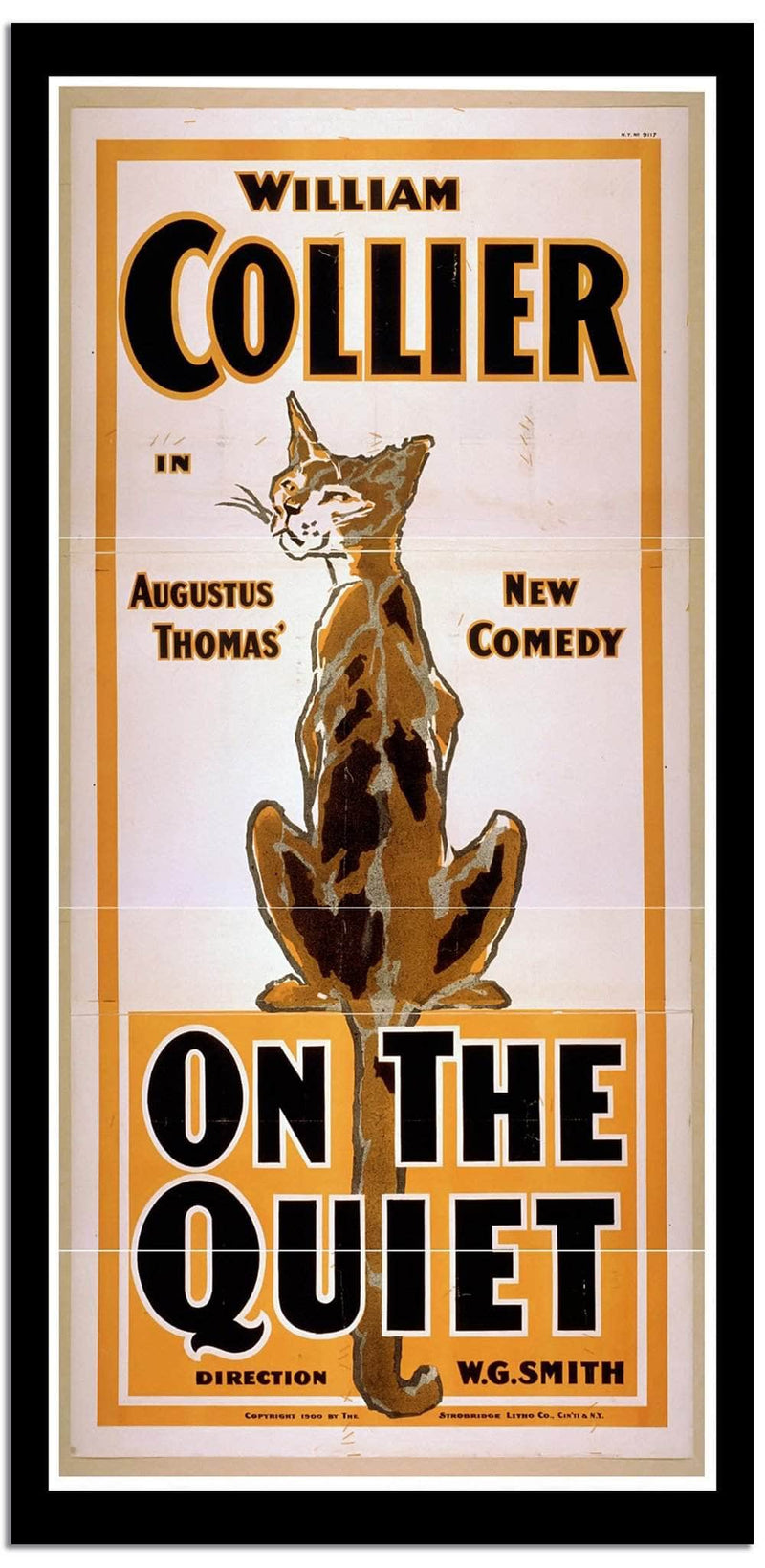 Collier On The Quiet  Vintage Poster Fine Art Print