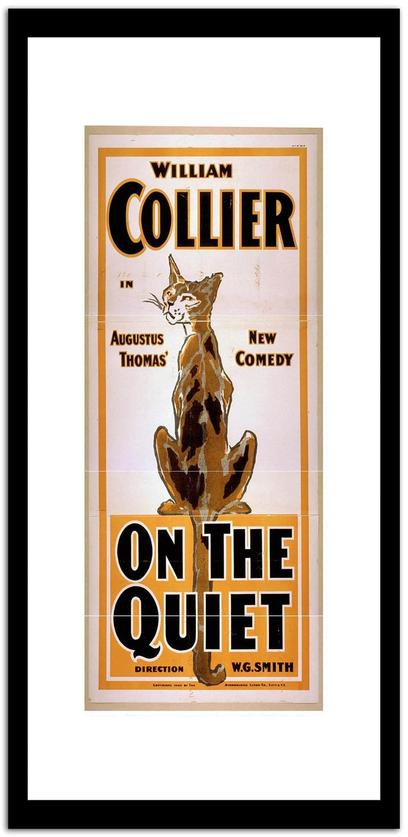 Collier On The Quiet  Vintage Poster Fine Art Print