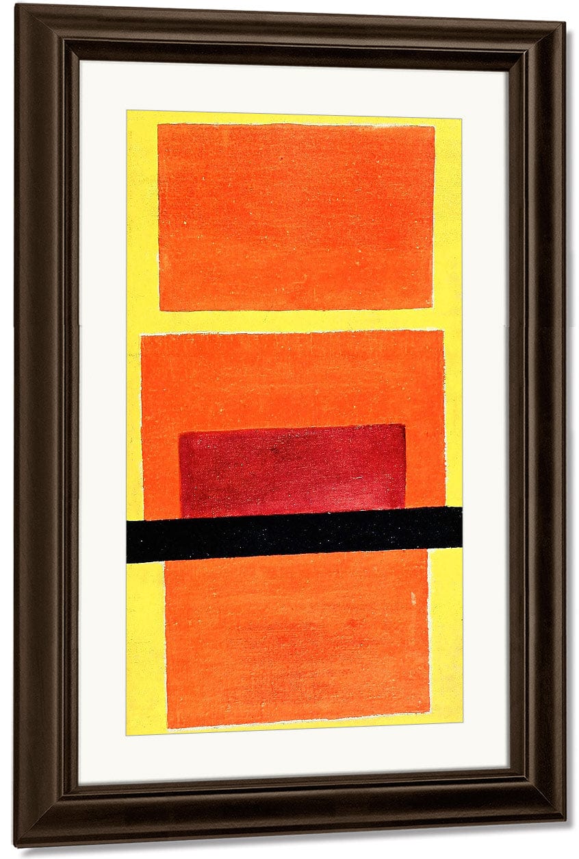 Color Painting 1917 By Olga Rozanova Fine Art Print