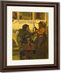 Colored People Not Allowed On This Line By John George Brown Fine Art Print