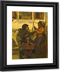 Colored People Not Allowed On This Line By John George Brown Fine Art Print