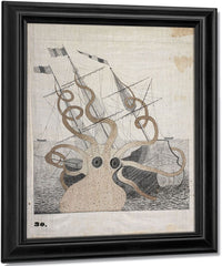 Colossal Octopus By Orra White Hitchcock Fine Art Print