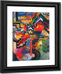 Coloured Composition By August Macke Fine Art Print