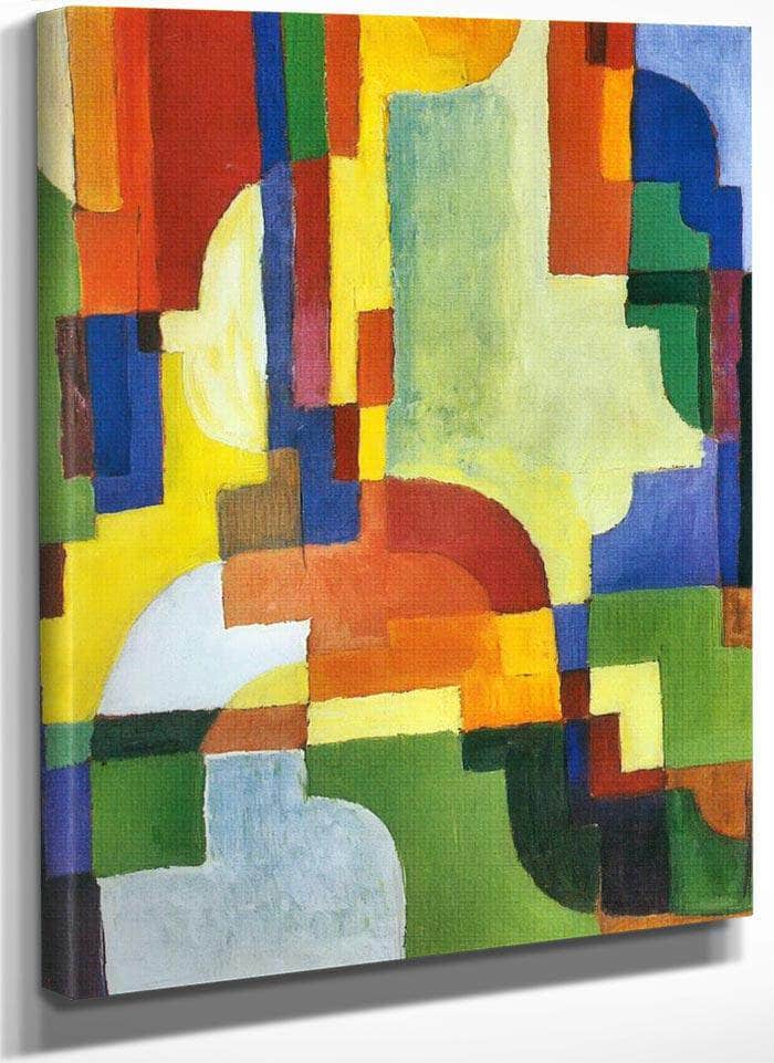 Coloured Forms I By August Macke Fine Art Print