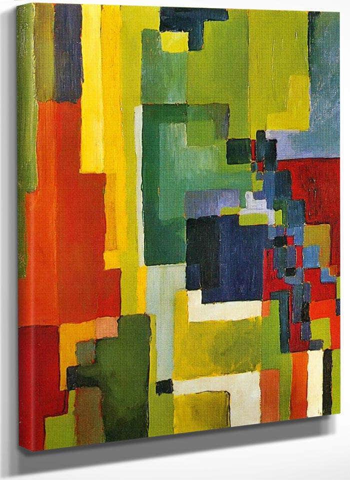 Coloured Forms Ii By August Macke Fine Art Print