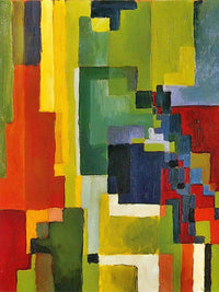 Coloured Forms Ii By August Macke Fine Art Print
