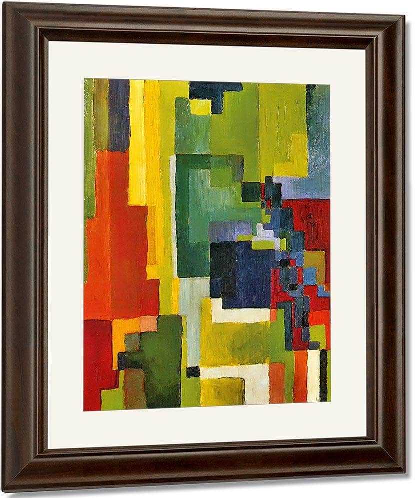 Coloured Forms Ii By August Macke Fine Art Print