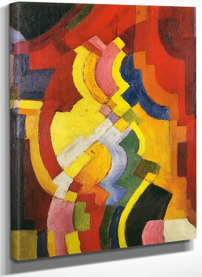 Coloured Forms Iii By August Macke Fine Art Print