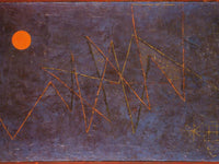 Coloured Lightning 1927 J 1 (181) By Paul Klee Fine Art Print