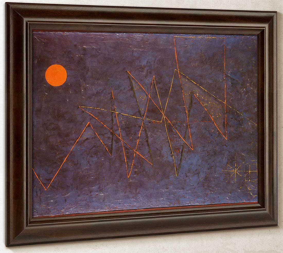 Coloured Lightning 1927 J 1 (181) By Paul Klee Fine Art Print