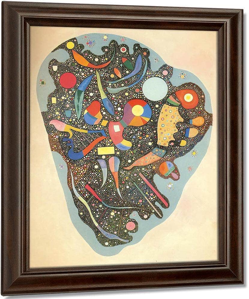 Colourful Ensemble By Wassily Kandinsky Fine Art Print