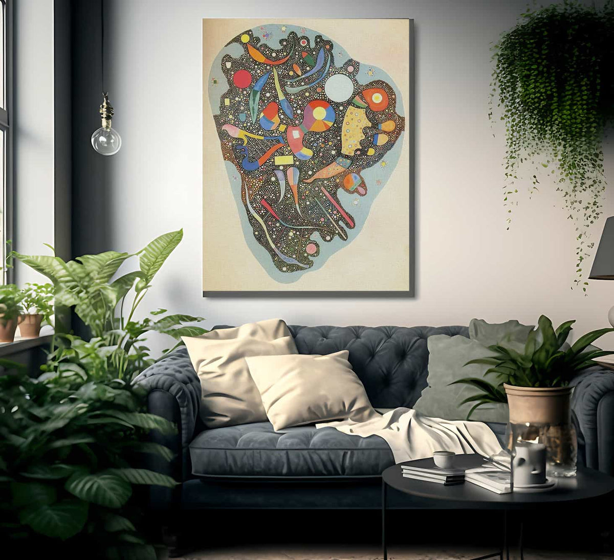 Colourful Ensemble By Wassily Kandinsky Fine Art Print