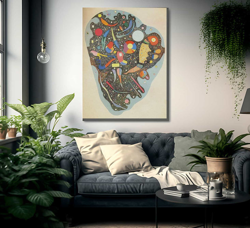 Colourful Ensemble By Wassily Kandinsky Fine Art Print