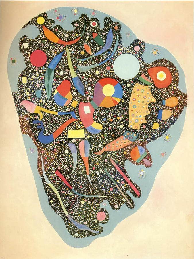 Colourful Ensemble By Wassily Kandinsky Fine Art Print