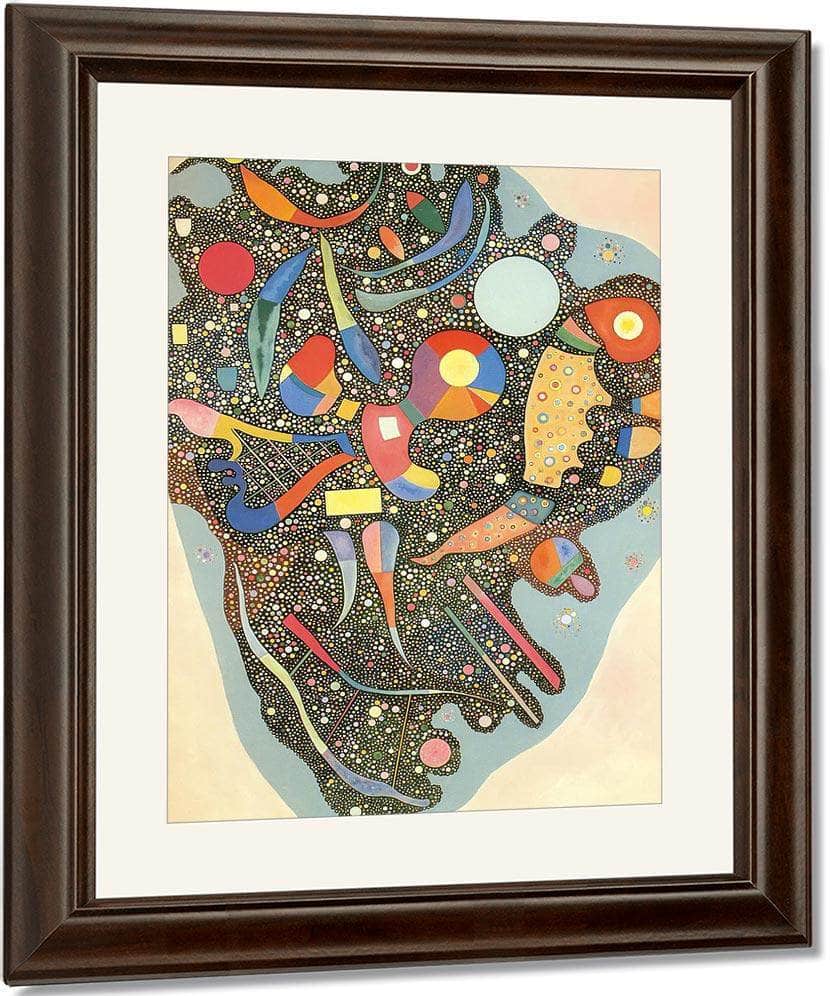 Colourful Ensemble By Wassily Kandinsky Fine Art Print