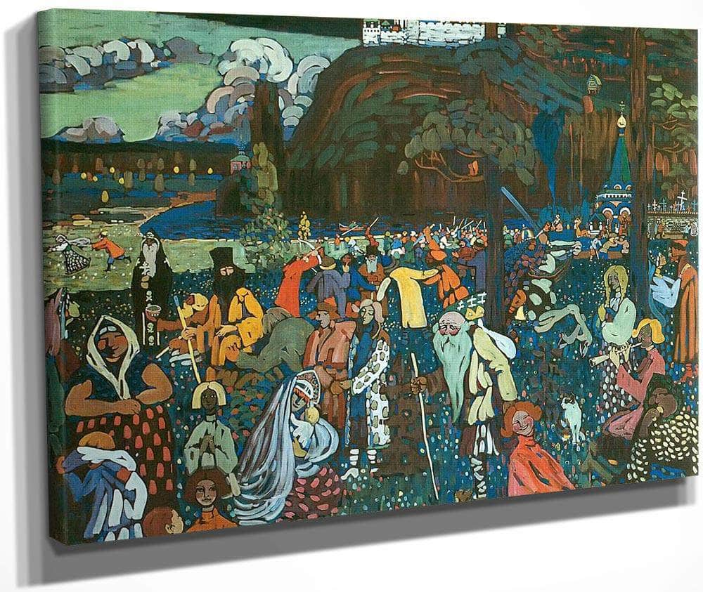 Colourful Life 1907 By Wassily Kandinsky Fine Art Print