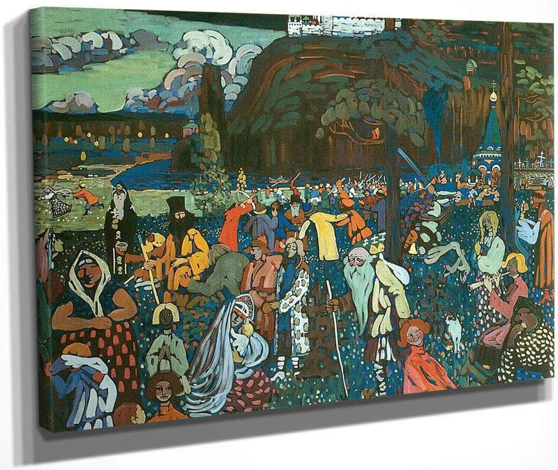 Colourful Life 1907 By Wassily Kandinsky Fine Art Print