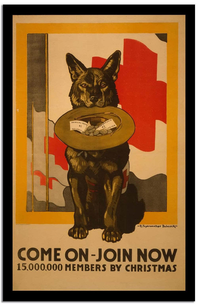 Come On  Join Now  Vintage Poster Fine Art Print