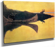Coming To The Call By Frederic Remington Fine Art Print