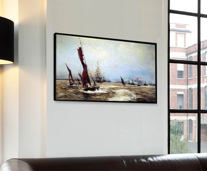 Commerce And Sea Power Painting William Lionel Wyllie Canvas Art Fine Art Print