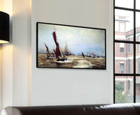 Commerce And Sea Power Painting William Lionel Wyllie Canvas Art Fine Art Print