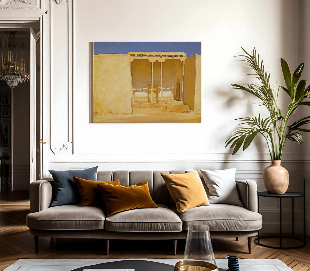 Como Se Pasa La Vida By Maynard Dixon Fine Art Print