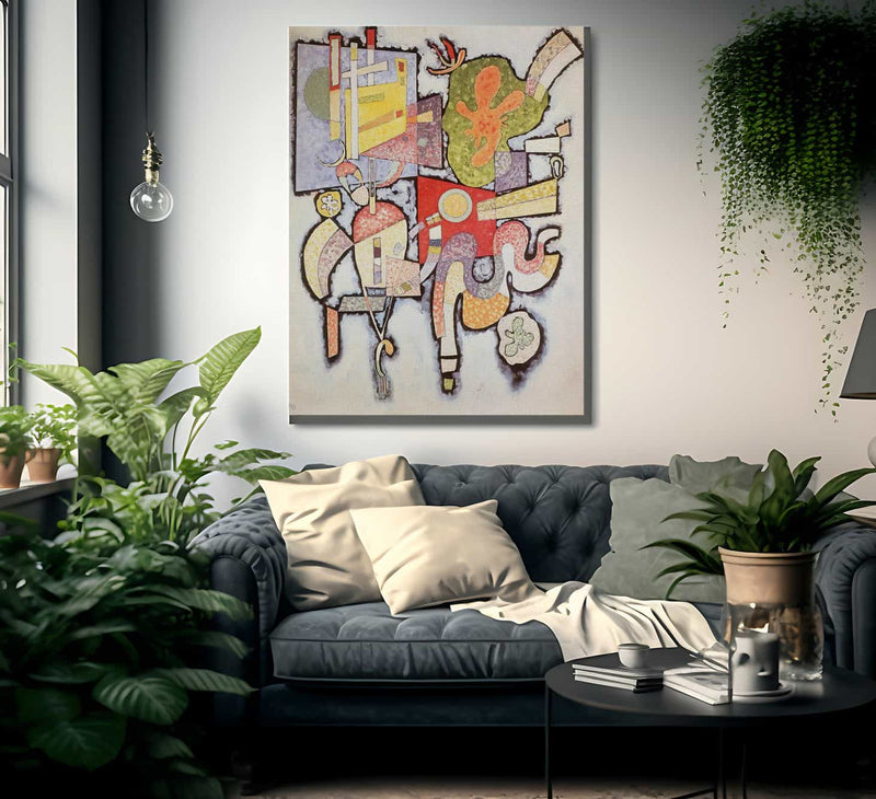 Complex Simple By Wassily Kandinsky Fine Art Print
