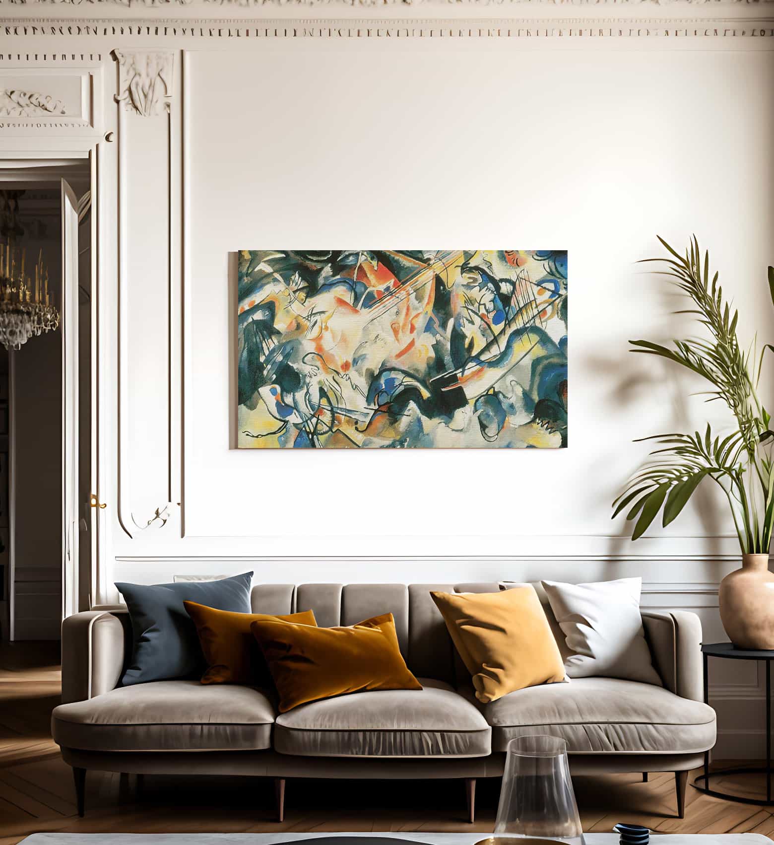Compositino Vi 1913 By Wassily Kandinsky Fine Art Print