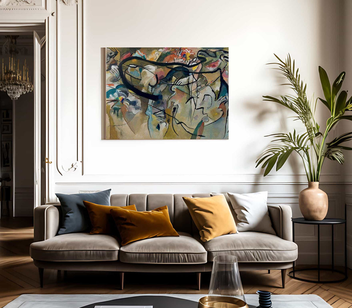 Composition 5 1911 By Wassily Kandinsky Fine Art Print