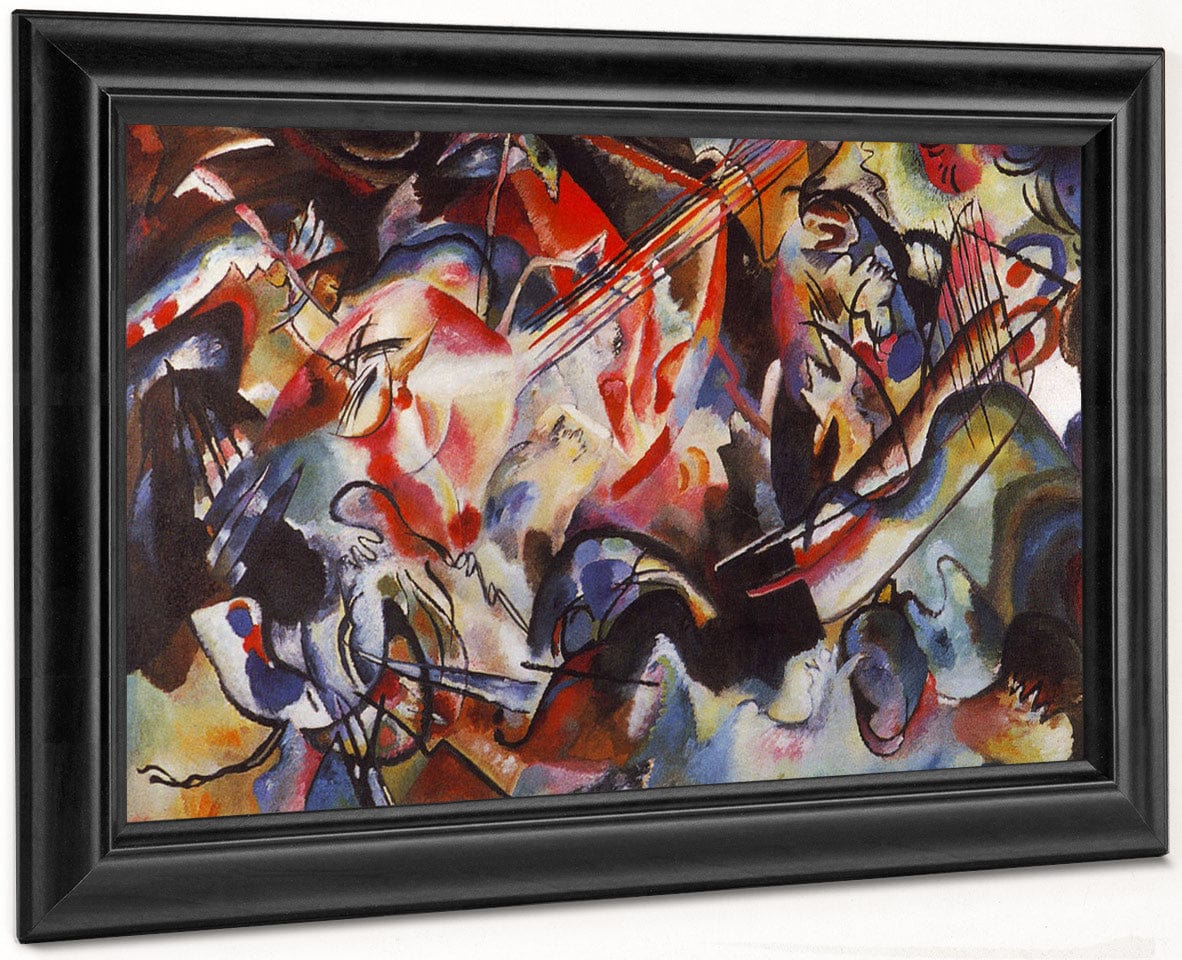 Composition 6 1913 By Wassily Kandinsky Fine Art Print