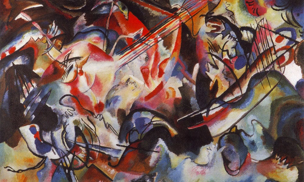 Composition 6 1913 By Wassily Kandinsky Fine Art Print