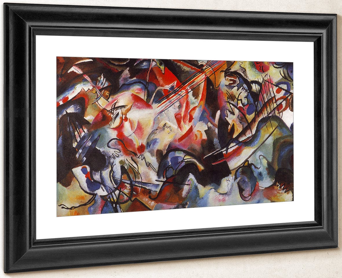 Composition 6 1913 By Wassily Kandinsky Fine Art Print