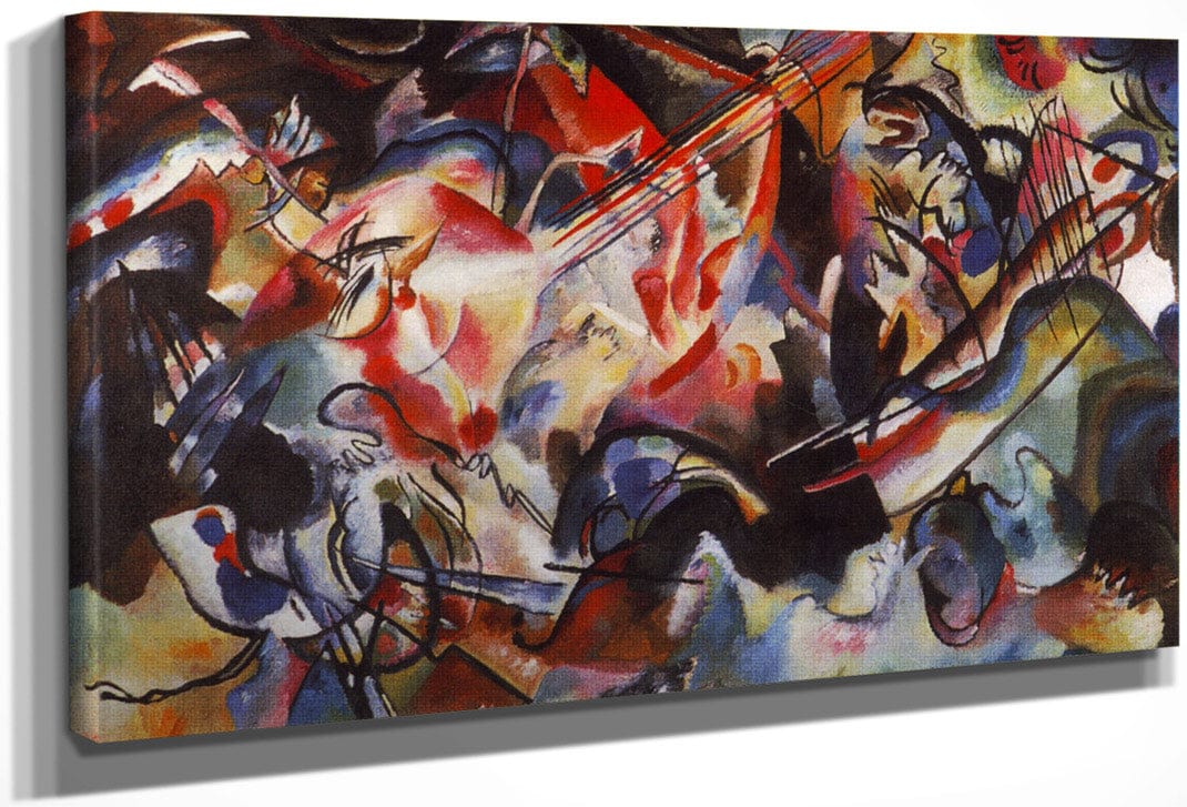 Composition 6 1913 By Wassily Kandinsky Fine Art Print