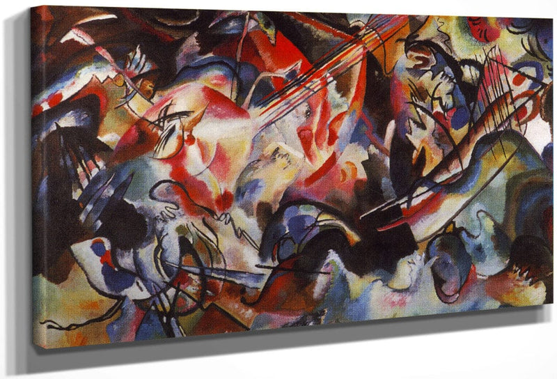 Composition 6 1913 By Wassily Kandinsky Fine Art Print