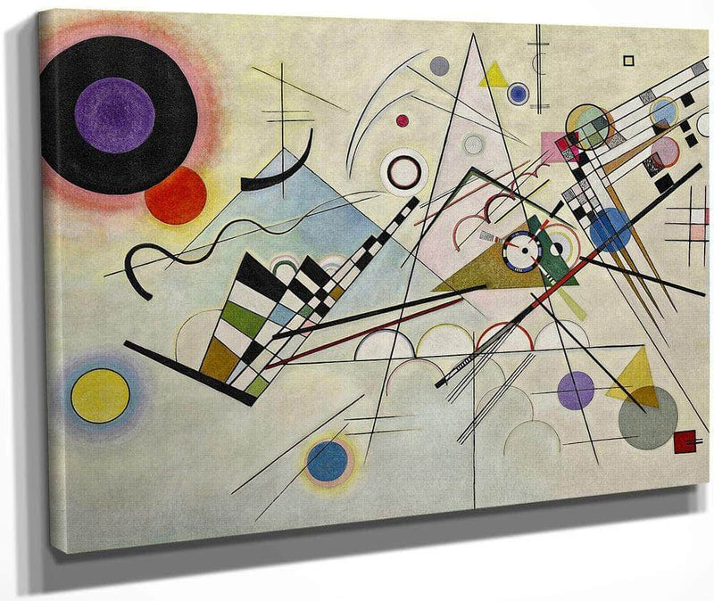 Composition 8 1923 By Wassily Kandinsky Fine Art Print