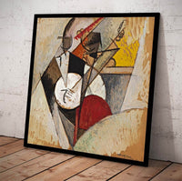 Composition For Jazz Painting Albert Gleizes Canvas Art Fine Art Print